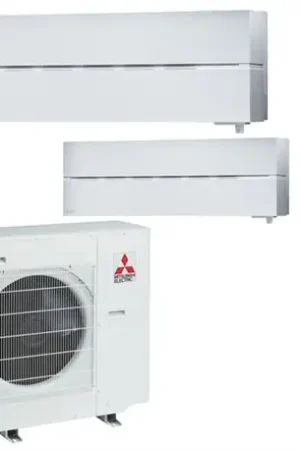 Bon Marché Climatiseur bi split Design Premium MXZ-3F68, Tailles 35 + 50 Blanc Pur