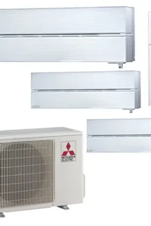 Vente Flash Climatiseur tri split Design Premium MXZ-4F72, Tailles 18 + 18 + 50 Blanc Perle