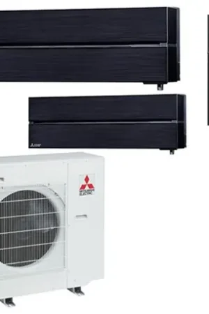 Achat Immédiat Climatiseur bi split Design Premium MXZ-2F33VF4, Tailles 18 + 18 Noir Onyx