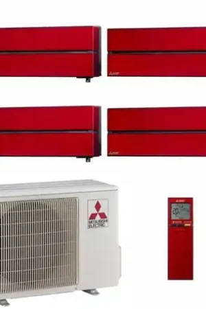 Affaire À Saisir Climatiseur quadri split Design Premium MXZ-4F72, Tailles 25 + 25 + 25 + 50 Rouge Rubis