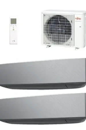 Acheter Direct Climatiseur bi split Takao Line Confort Plus AOYG 18 KBTA2.UE, Tailles 9 + 14 Graphic Silver