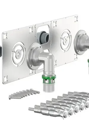 Achetez Aujourd'hui Kit de fixation pour robinetterie sur plaque de platre Femelle 1/2" - Réf : 7778W1612