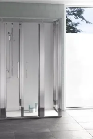 Achat Immédiat Cabine de douche Onyx Porte Saloon 120x80 cm en niche droite