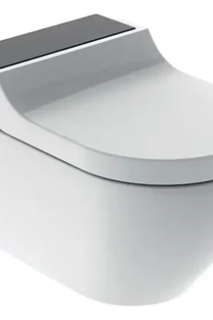 WC suspendu AquaClean Tuma Comfort 146.290.SJ.1 553x360x446 mm Noir/verre Réduction