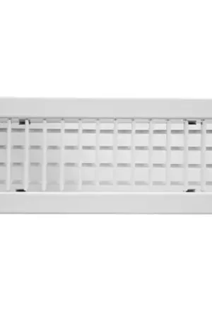 Bon Plan Grille de soufflage et de reprise Laqué blanc Double déflection 600x300 mm