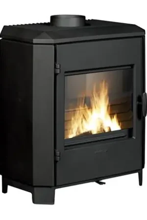 Seulement Aujourd'hui Poêle à bois Carolo P916244 8 kWatts Noir