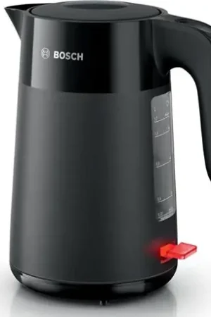 Bouilloire 1,7 L sans fil avec socle 360° MyMoment TWK2M163 2400 Watts noir mat Solde