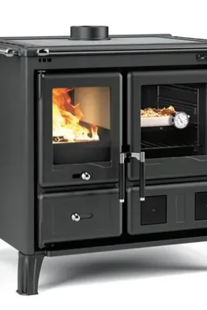 Affaire À Saisir Cuisinière à bois Gardenia 5.0 Steel GARDENIA5.0ACIERNOIRANTHRACITE 9,5 kWatts noir