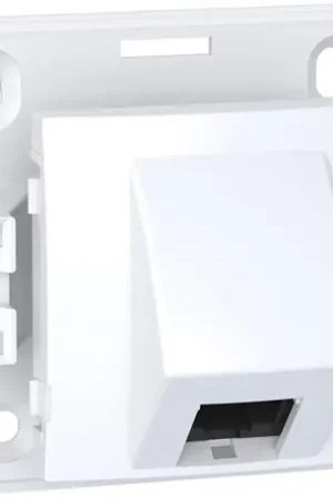 Acheter En Ligne Lot de 5 prises RJ45 simple cat.6 UTP non blindée mécanisme Alréa ALB61342P blanc polaire