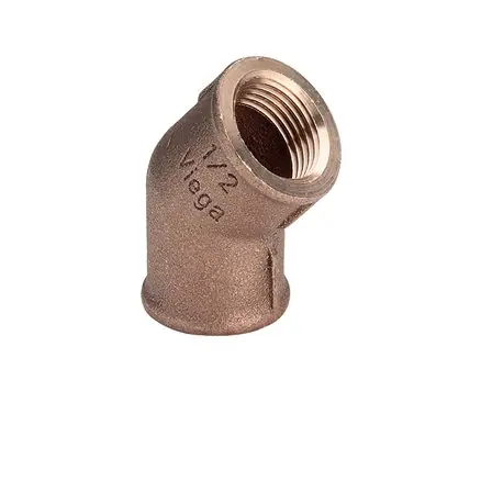 Coudes 45° femelle / femelle bronze Must-Have