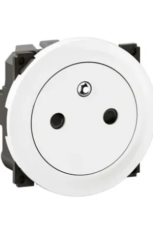 Acheter Direct Lot de 12 Prises de courant 2P+T Surface Confort Céliane avec enjoliveur Blanc CF0111