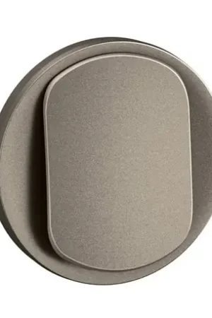 Acheter En Ligne Enjoliveur pour interrupteur et ou va-et-vient Céliane Titanium CT0001