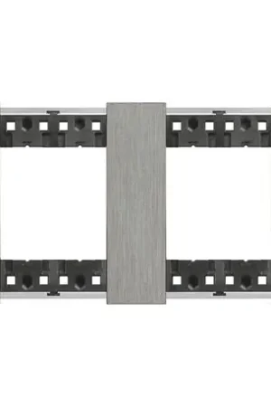 Vente Flash Plaque de finition Living Now Collection Les Noirs 2x2 modules Acier BTKA4802M2ZG