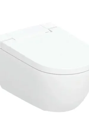 WC suspendu AquaClean Alba 375x405x565 mm Blanc alpin Livraison Express